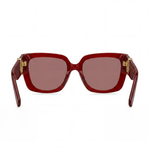 Marc Jacobs MARC 687/S Square Sunglasses Women — side view, Non-Polarized Clear lens