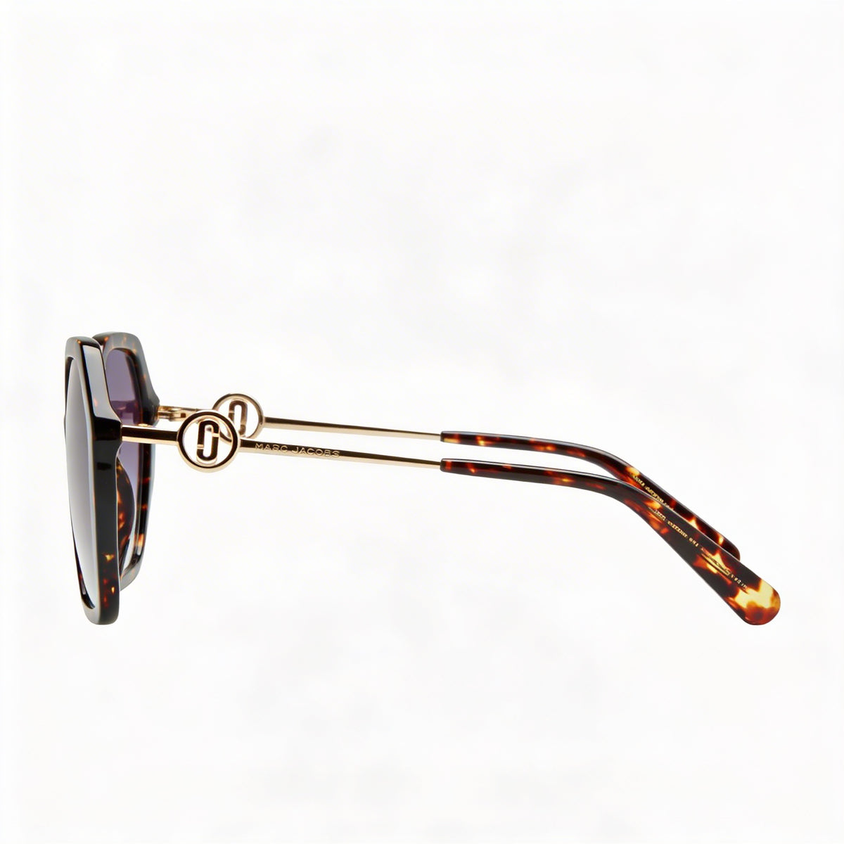 Gafas de sol ovaladas para mujer Marc Jacobs Habana/Gris, 57 mm, Photo 3