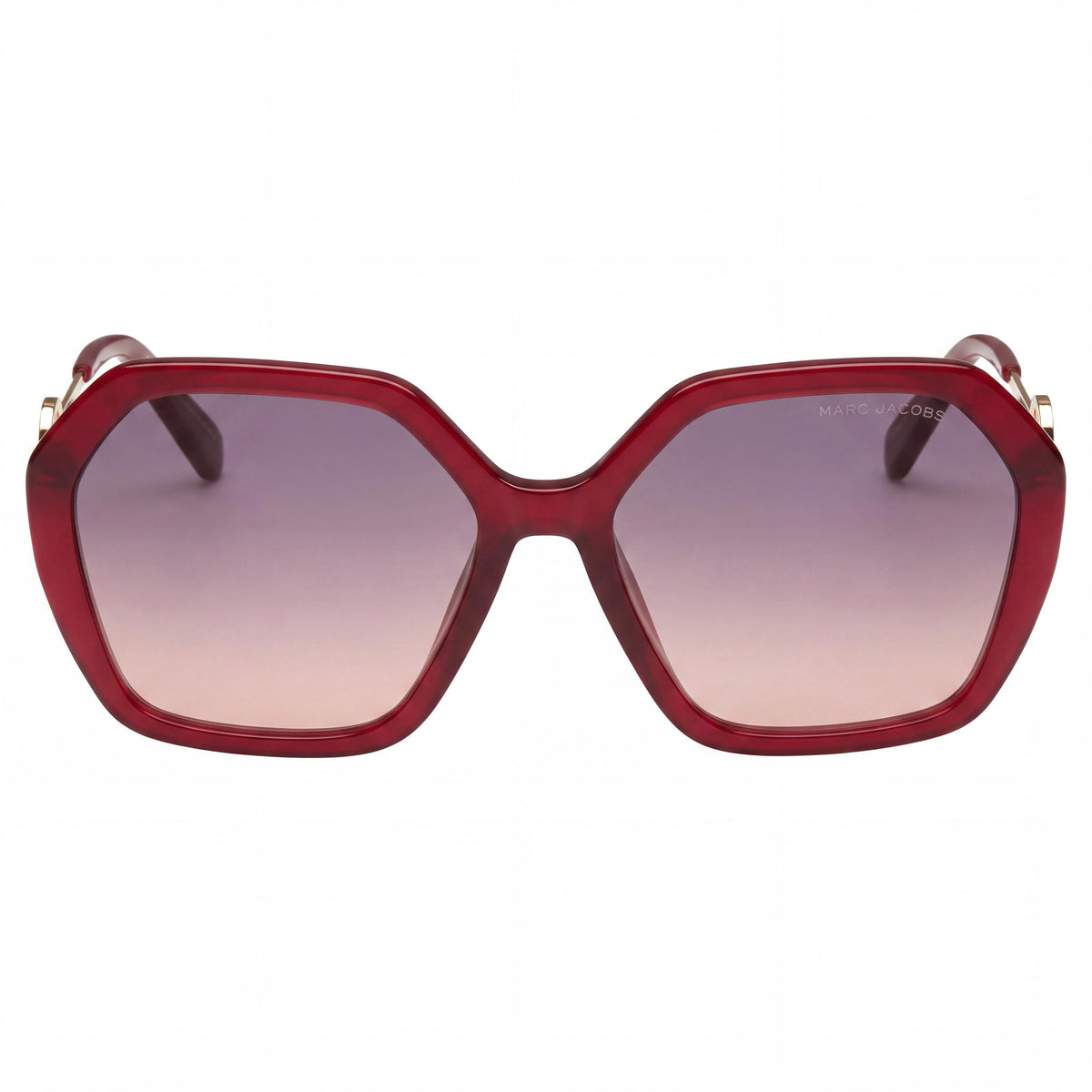 Gafas de sol cuadradas rojas para mujer Marc Jacobs MARC 689/S, 57 mm, Photo 2