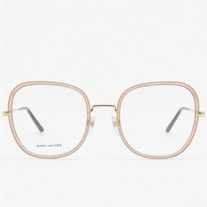 Marc Jacobs MARC 701 Rectangle Eyeglasses for Women — front view, Alloy Steel