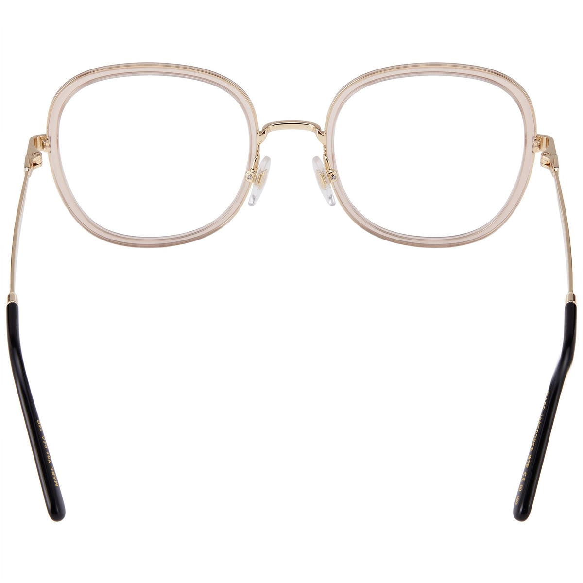 Gafas graduadas rectangulares para mujer Marc Jacobs Marc 701, color beige dorado, 53 mm, Photo 3