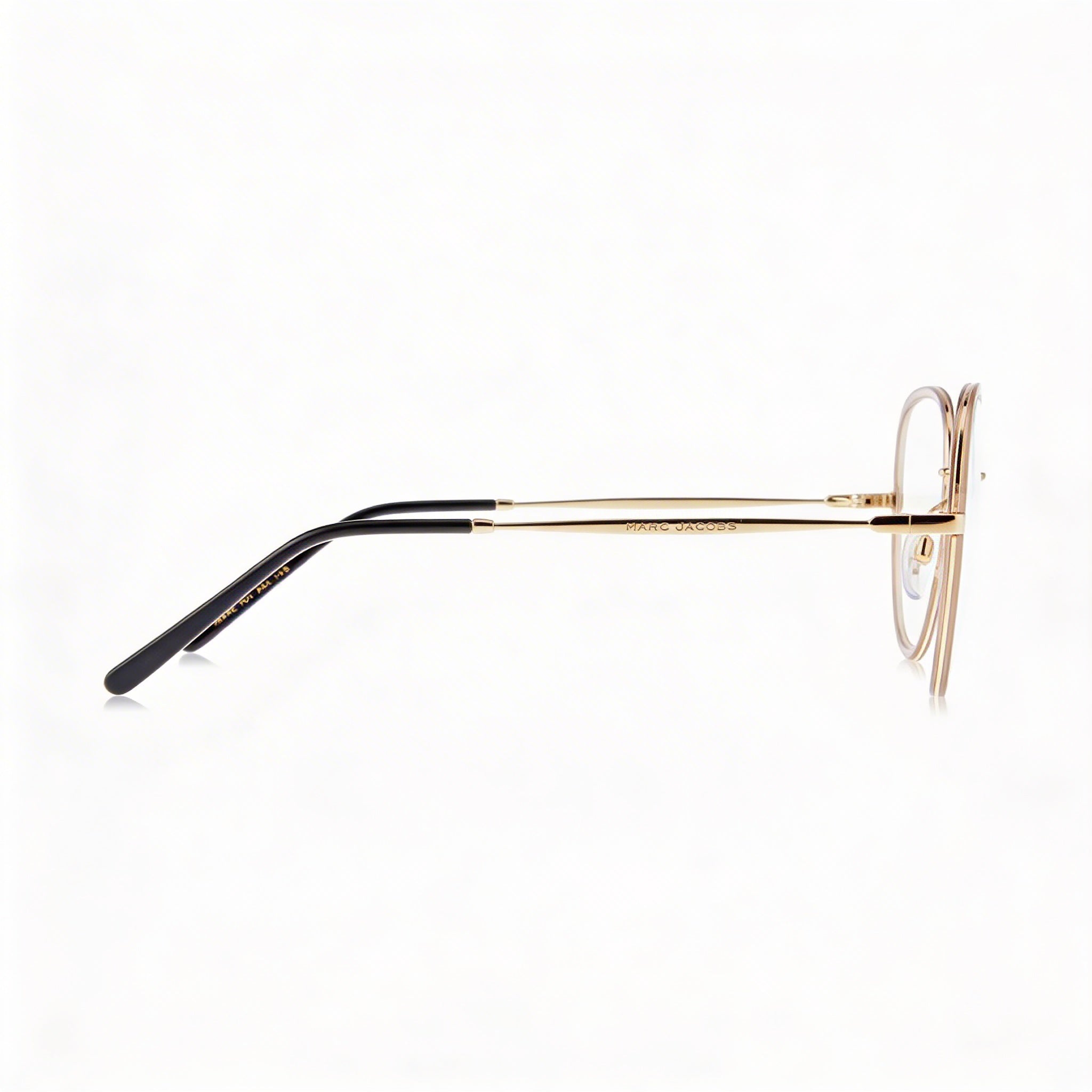Marc Jacobs MARC 701 Beige Gold Rectangle Eyeglasses for Women, 53mm, Photo 3