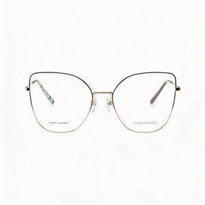 Marc Jacobs MARC 704 Cat Eye Eyeglasses for Women — front view, Stainless Steel
