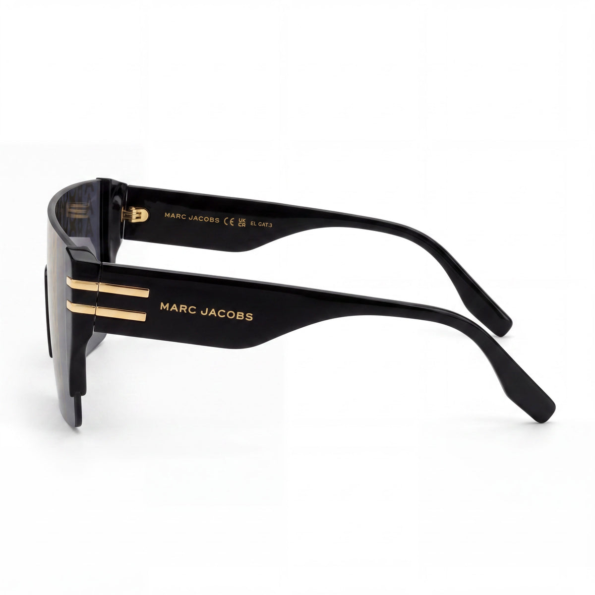 Gafas de sol tipo aviador para hombre Marc Jacobs Marc 712/S en color negro, Photo 3