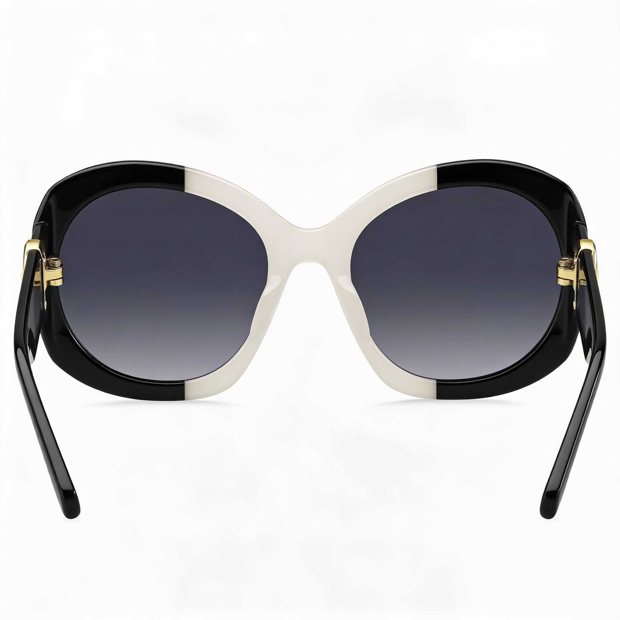 Marc Jacobs MARC 722/S White, Black Round Sunglasses for Women, 56mm, Photo 3