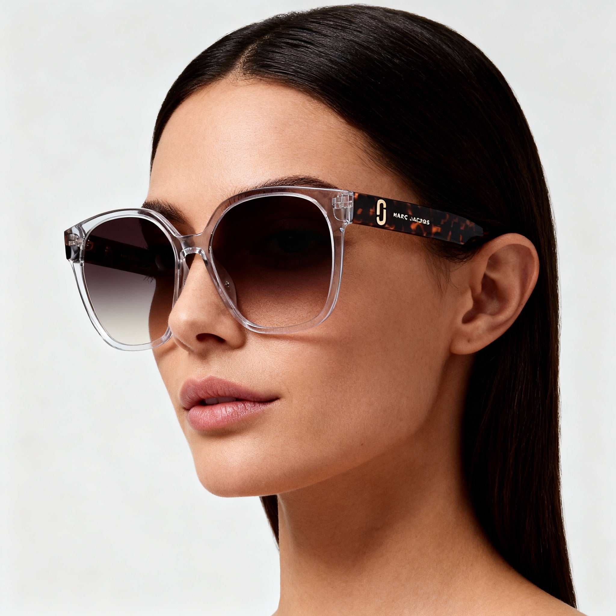 Gafas Rectangulares de Mujer Marc Jacobs MARC 726 Havana Cristal, Photo 4