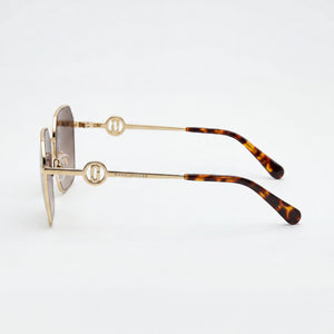 Marc Jacobs MARC 729/S Butterfly Sunglasses for Women — front view, Metal frame