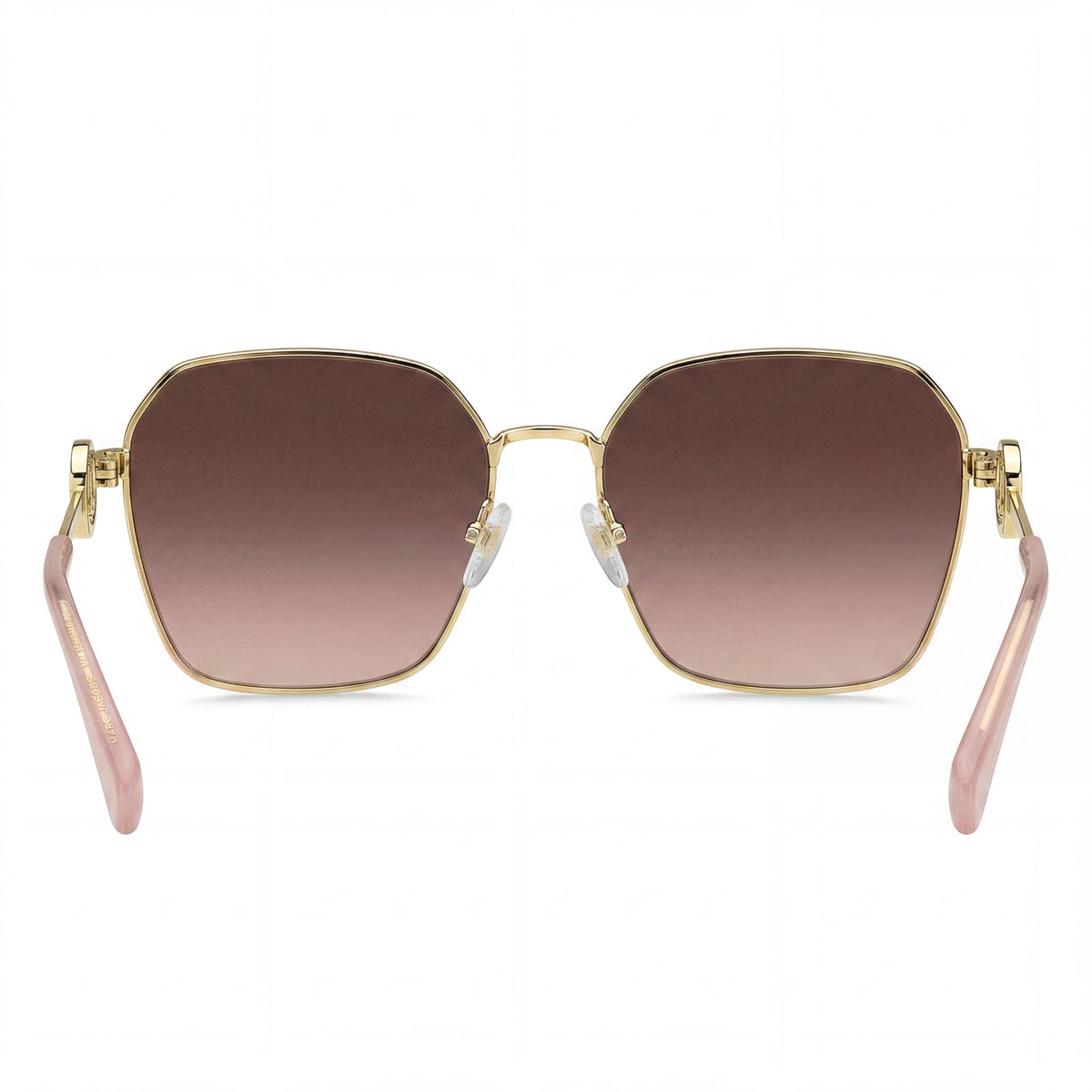 Marc Jacobs MARC 729/S Gold Pink Rectangle Sunglasses for Women, 58mm, Photo 4