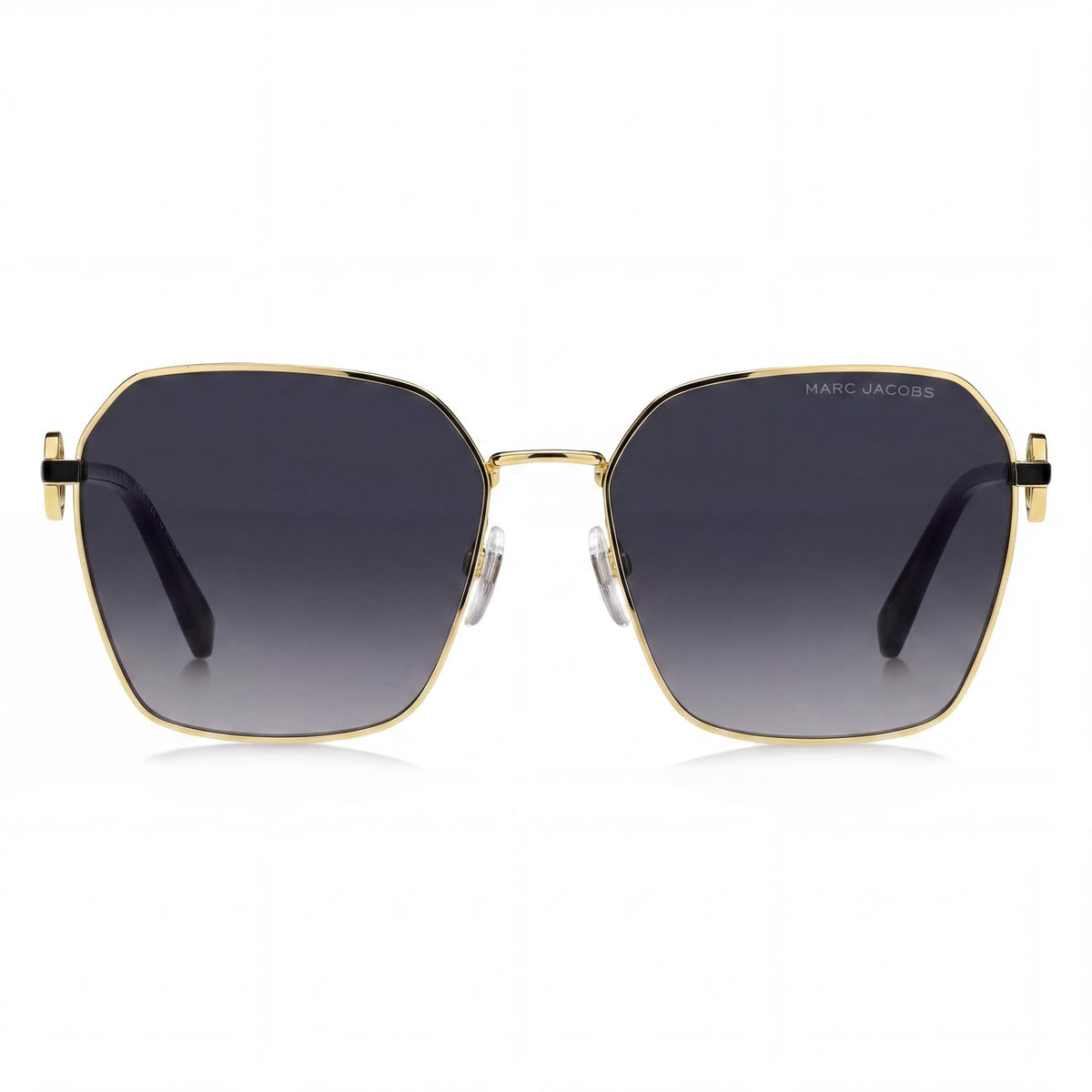 Marc Jacobs MARC 729/S Gold Black Square Sunglasses for Women, 58mm, Photo 2