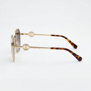 Marc Jacobs MARC 729/S Square Sunglasses for Women — front view, Metal frame