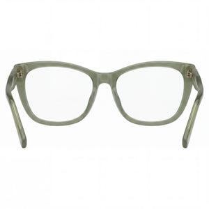 Marc Jacobs Marc 736 Rectangle Eyeglasses Women — side view, Black Plastic temples