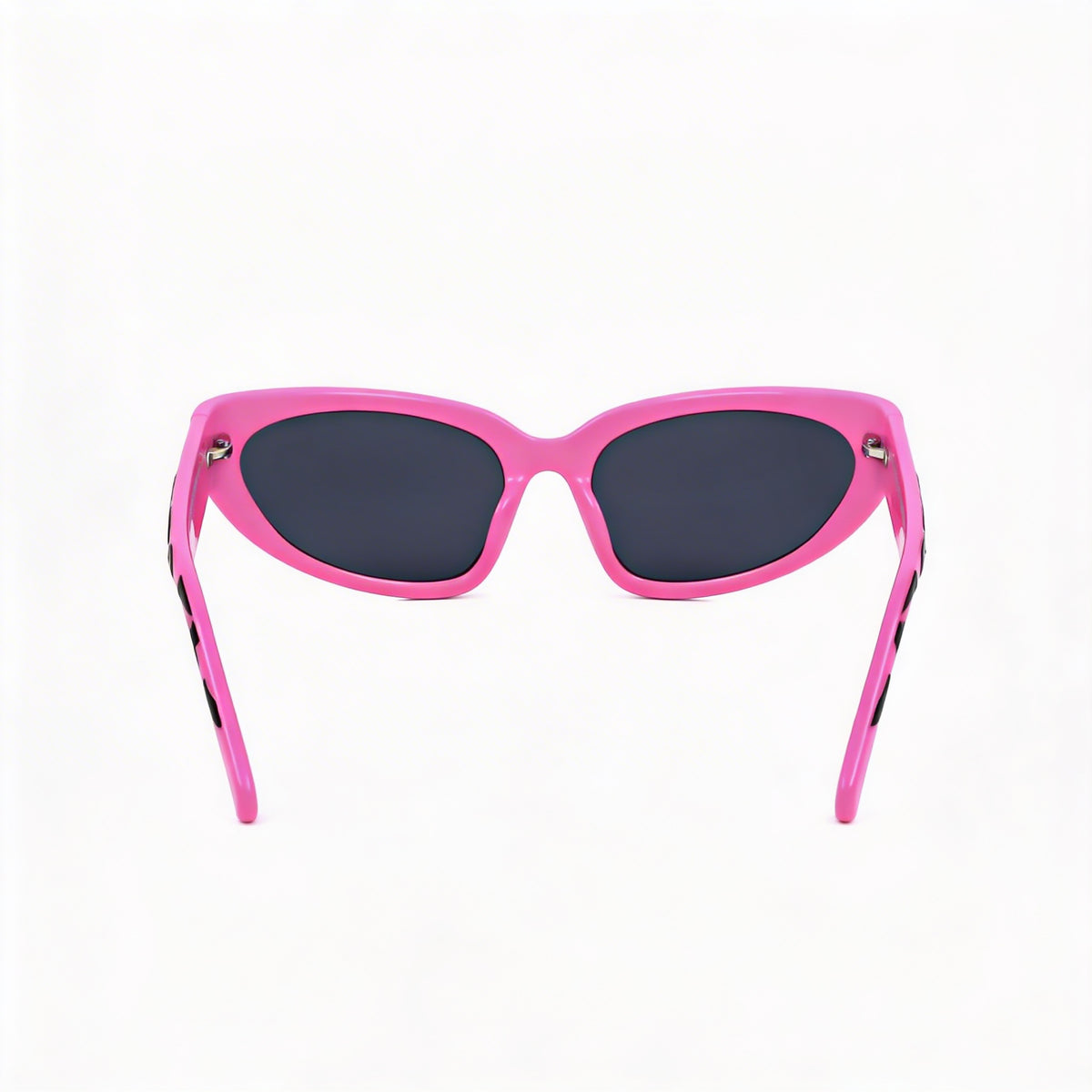 Gafas de sol casuales Marc Jacobs para mujer, propionato de celulosa negro fucsia, lentes grises, 61-20-125, Photo 4