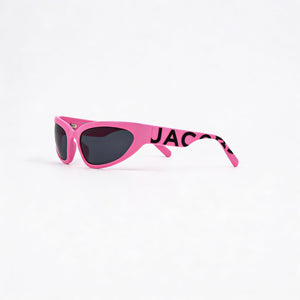 Marc Jacobs MARC 738/S Rectangle Sunglasses Women — side view, Non-Polarized Grey lens