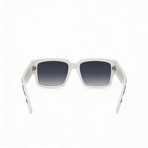 Marc Jacobs MARC 739/S Rectangle Sunglasses Unisex — side view, Non-Polarized Dark Grey lens