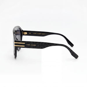Marc Jacobs Marc 747/S Aviator Sunglasses for Men — front view, Acetate frame