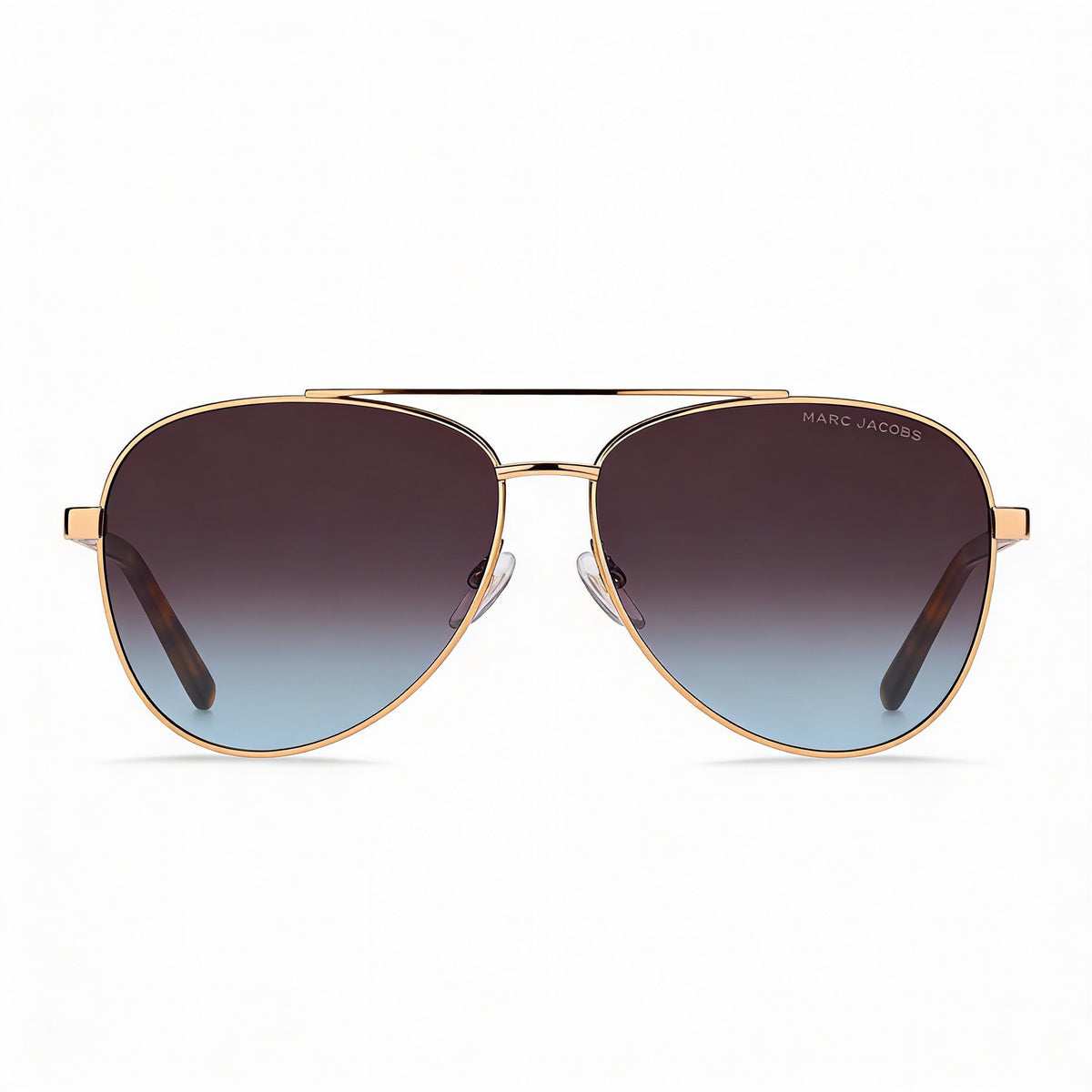 Marc Jacobs MARC 760/S Gold Havana Aviator Sunglasses for Women, 60mm, Photo 2