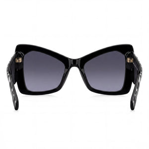 Marc Jacobs MARC 761/S Butterfly Sunglasses for Women — interior view, Non-Polarized lens detail