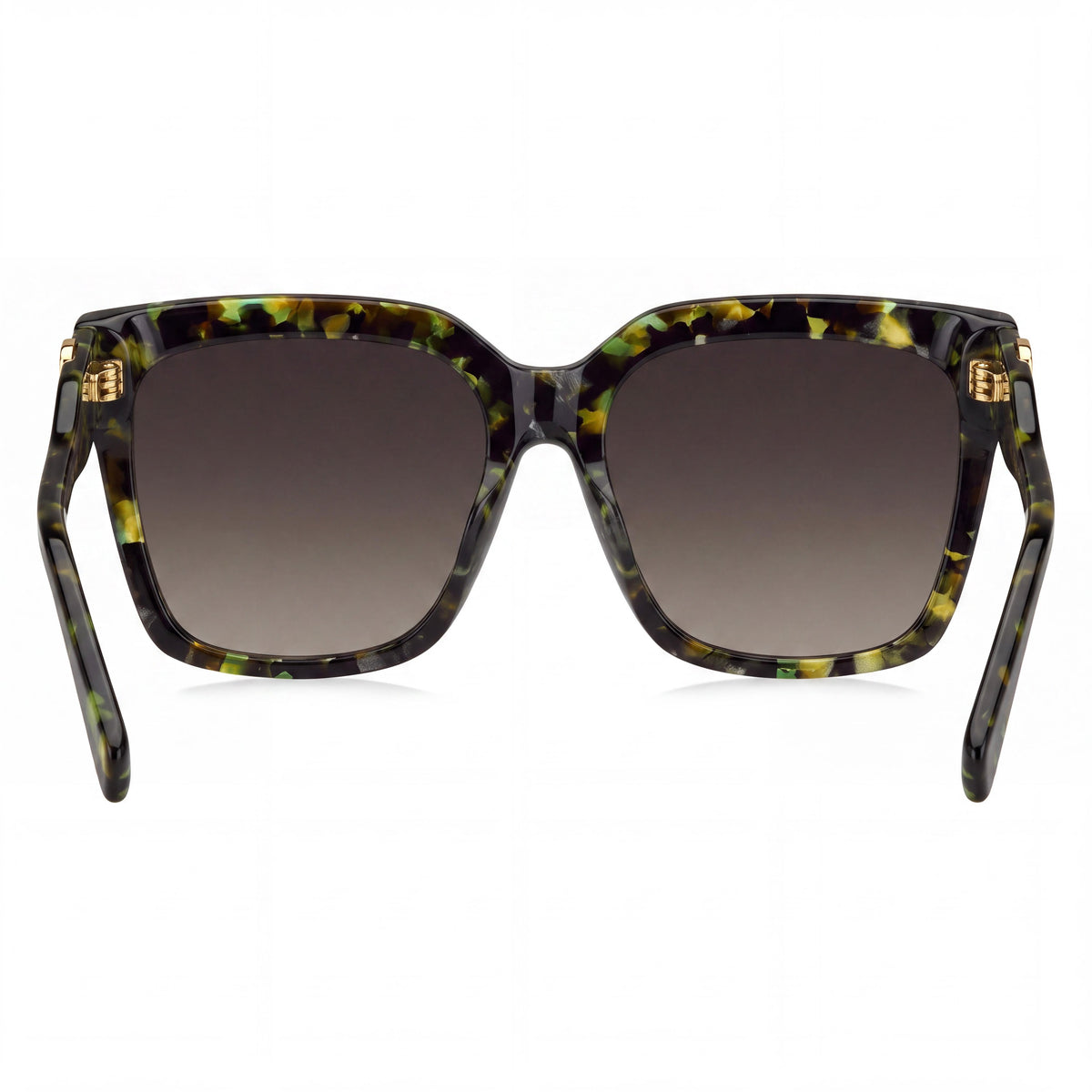 Gafas de sol de acetato Marc Jacobs Marc 764/S para mujer, montura Habana Verde/Marrón, lentes marrones, protección UV de 57 mm, Photo 4
