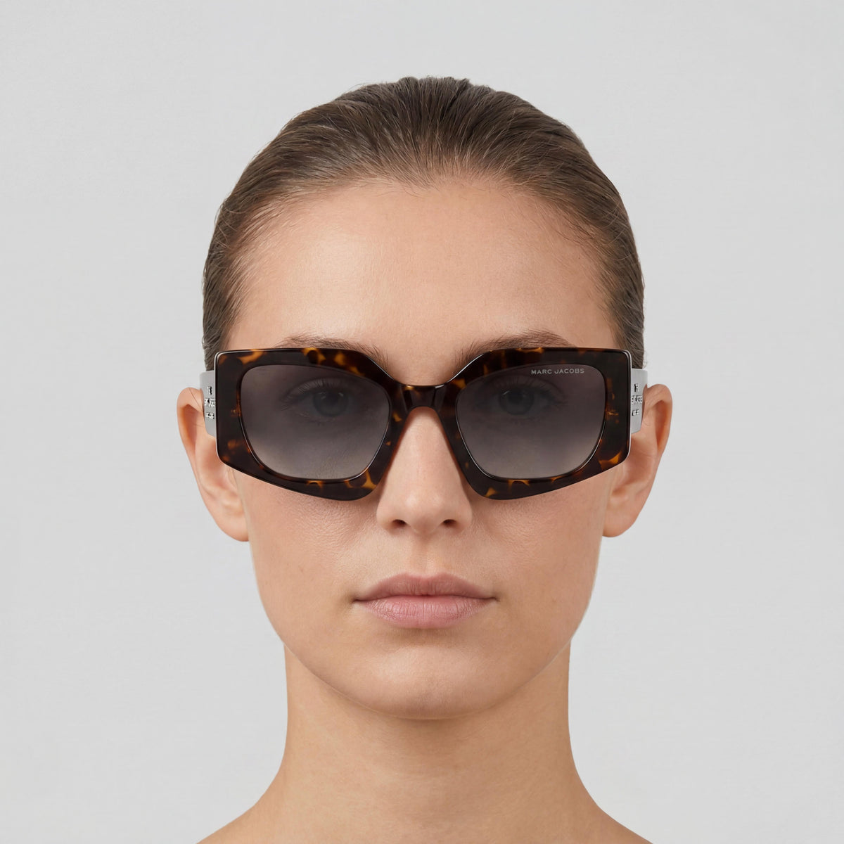 Gafas de sol rectangulares Marc Jacobs MARC 774/S para mujer, color habana, 53 mm, Photo 5