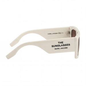 Marc Jacobs MARC 775/S Rectangle Sunglasses Women — side view, Non-Polarized Brown lens