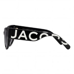 Marc Jacobs MARC 796/S Cat Eye Sunglasses Men — side view, Non-Polarized Dark Grey Shaded lens