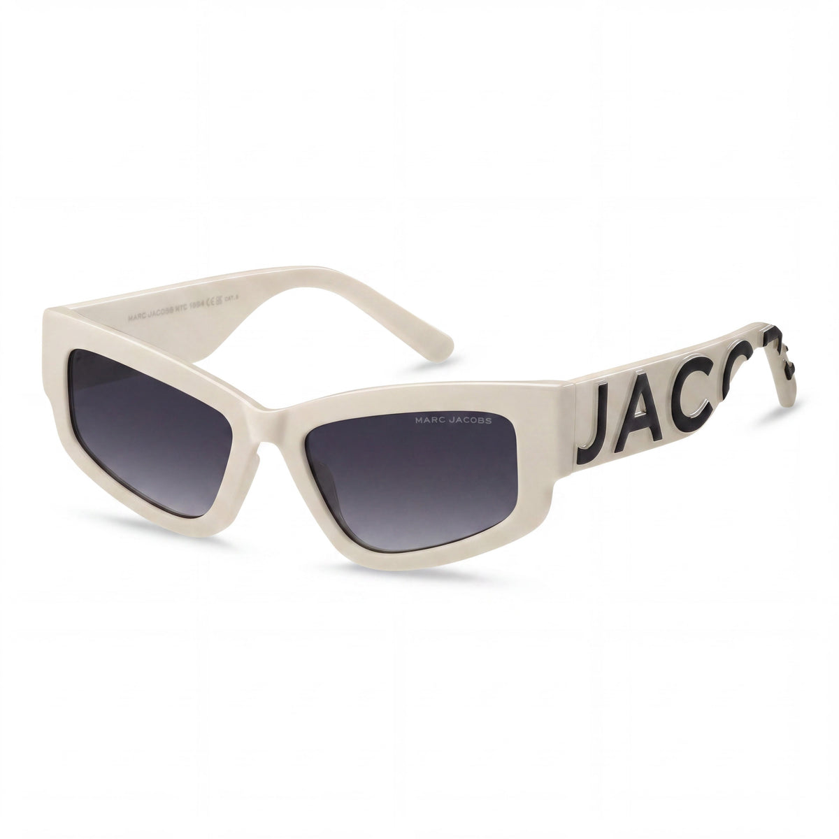 Gafas de sol rectangulares Marc Jacobs MARC 796/S para hombre, color blanco, 55 mm, Photo 1