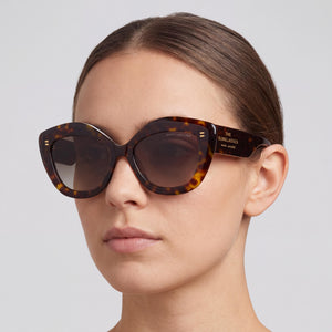 Marc Jacobs MARC 800/S Oval Sunglasses for Women — interior view, Non-Polarized lens detail
