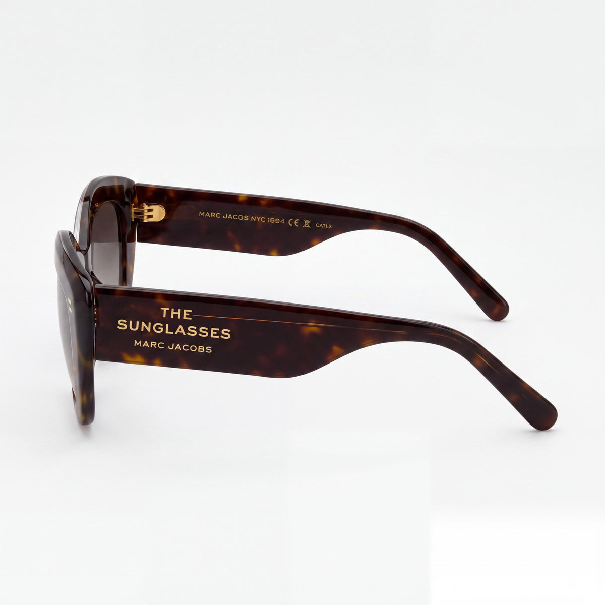 Gafas de sol Marc Jacobs Oval Crystal Havana para mujer, Photo 3