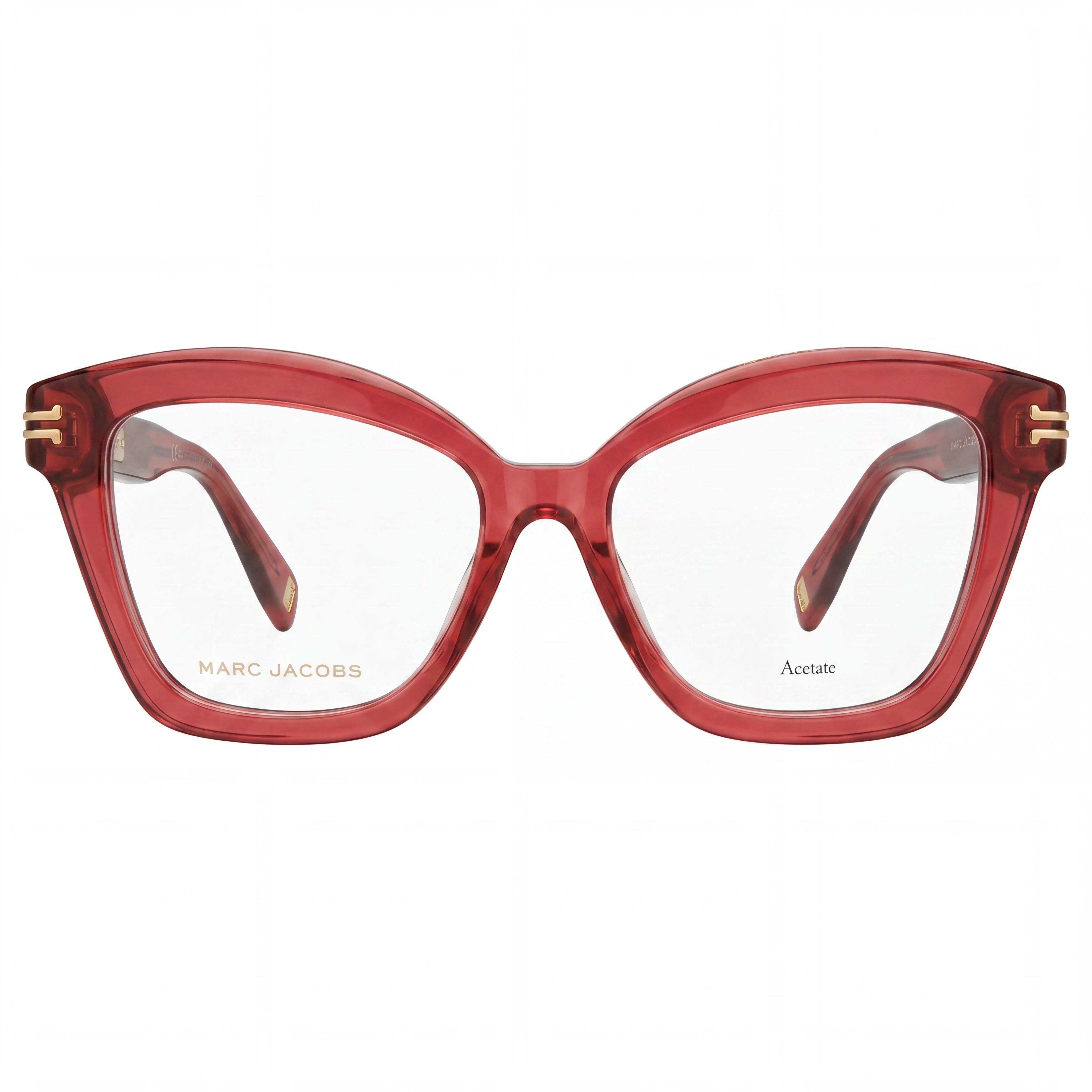 Gafas Marc Jacobs MJ 1032 para mujer, con montura ojo de gato, color burdeos, 51 mm, Photo 2