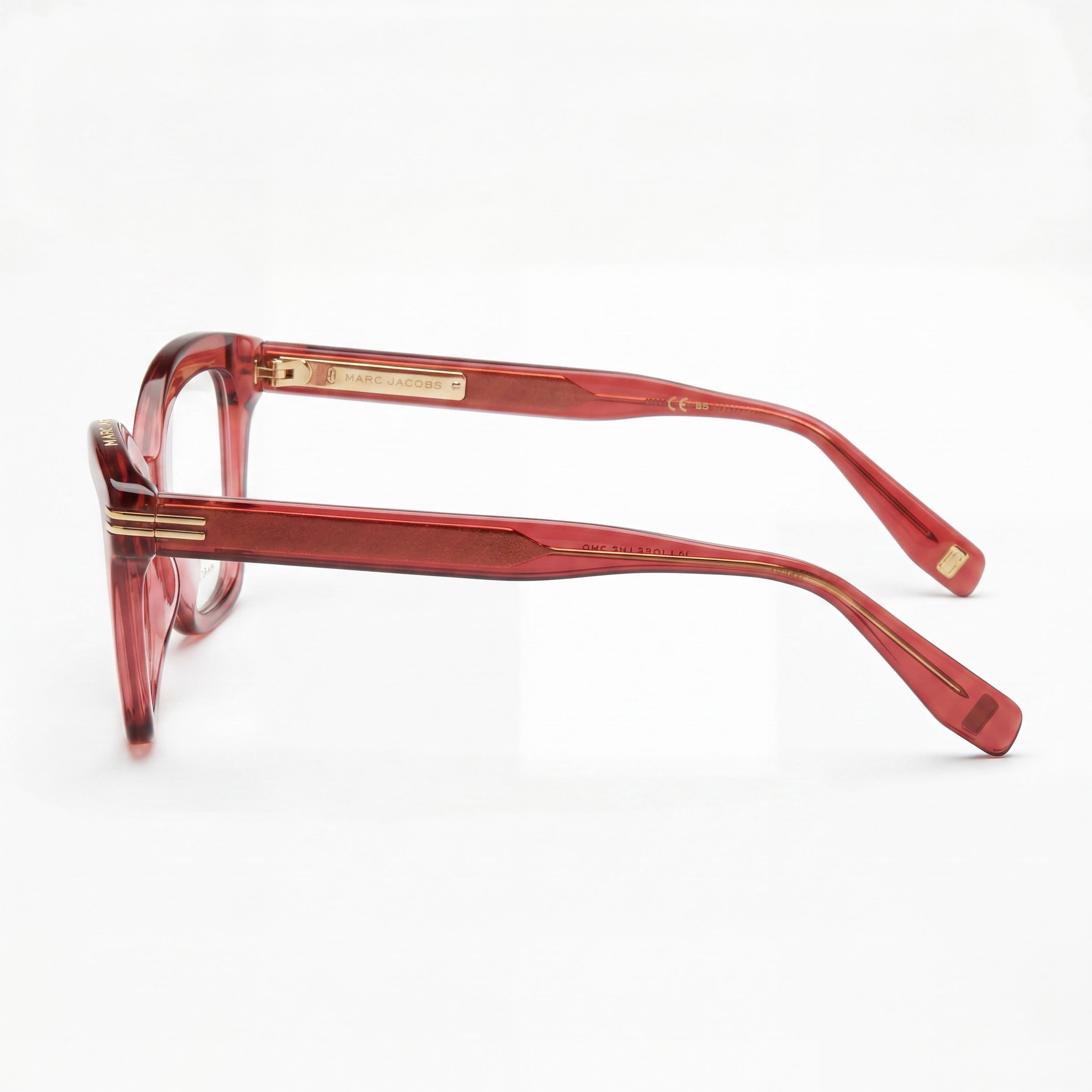Gafas Marc Jacobs MJ 1032 para mujer, con montura ojo de gato, color burdeos, 51 mm, Photo 3