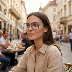 Marc Jacobs MJ 1057 Silver Eyeglasses Women — lifestyle wear, office and reading