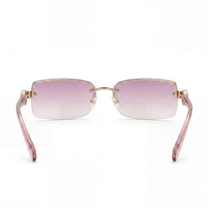 Marc Jacobs Mj 1067 Rectangle Sunglasses Women — side view, Clear demo lens
