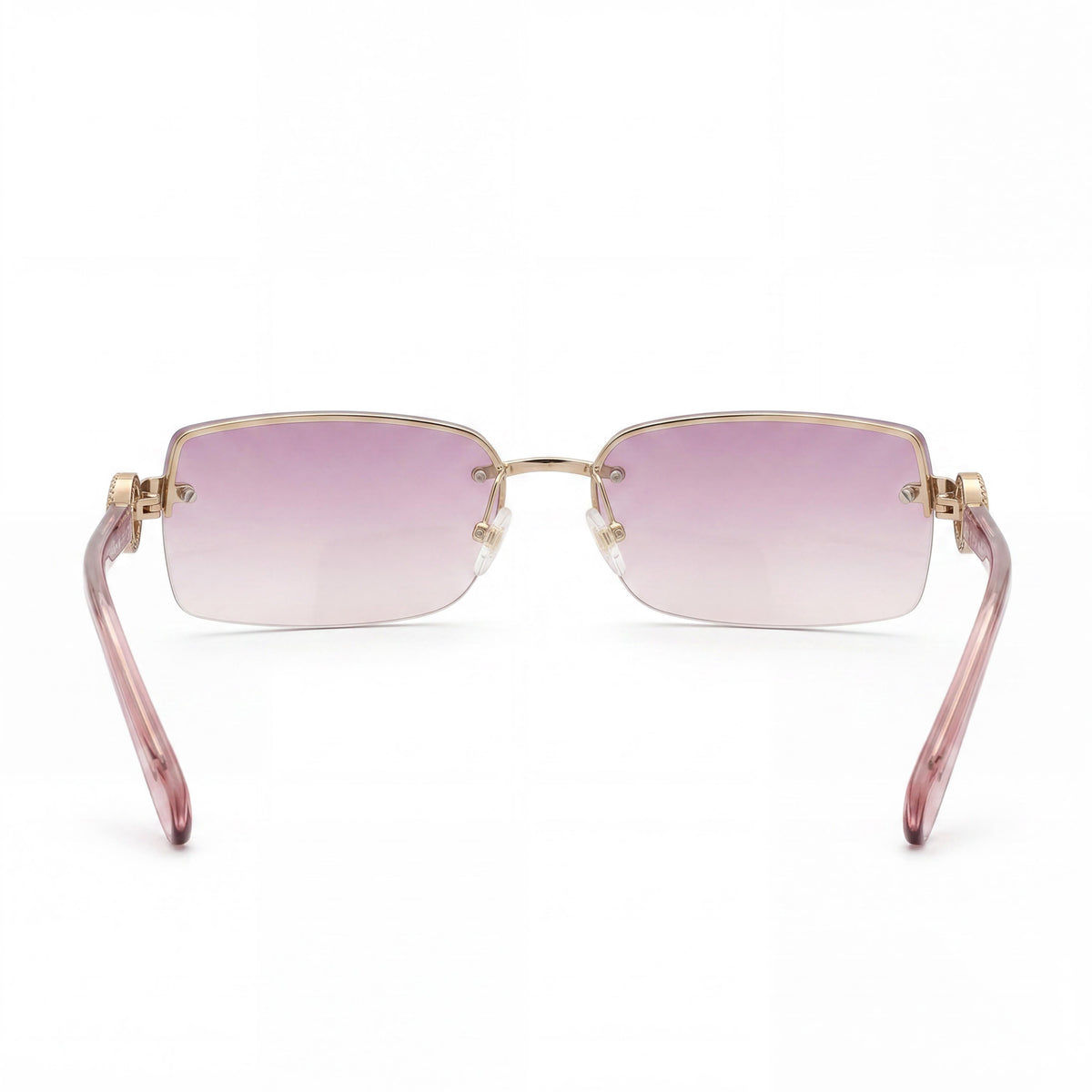 Gafas de sol rectangulares Marc Jacobs Mj 1067 doradas y rosas para mujer, 54 mm, Photo 3