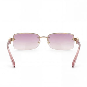 Marc Jacobs Mj 1067 Rectangle Sunglasses Women — side view, Clear lens