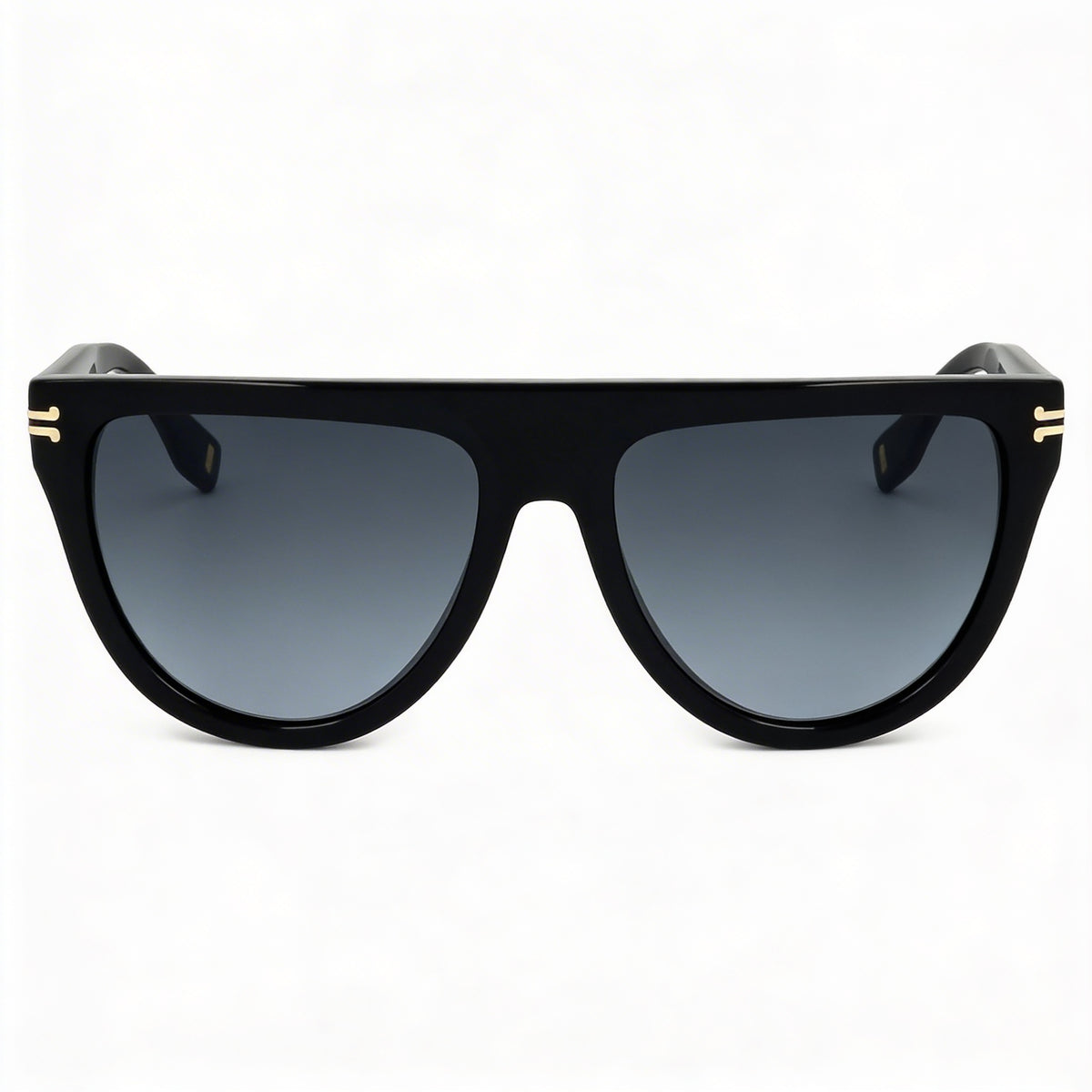 Gafas de sol Marc Jacobs MJ 1069/S Classic Style para mujer, montura de acetato negro, lentes sombreados en gris oscuro, 55 mm, Photo 2