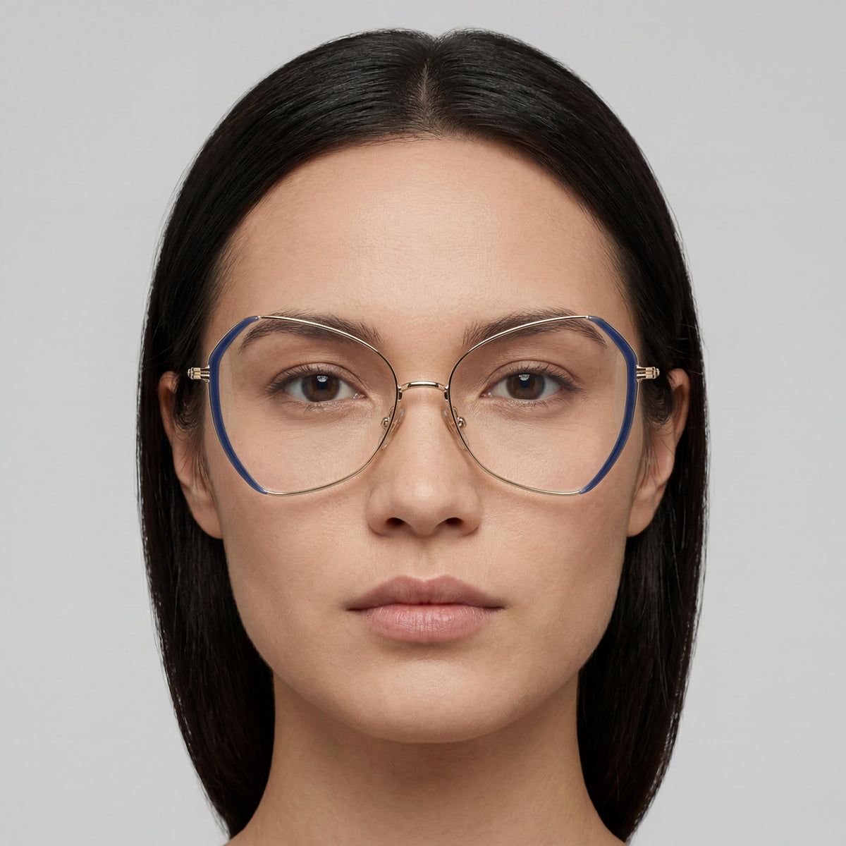 Marc Jacobs Mj 1081 Gold Blue Cat Eye Eyeglasses for Women, 55mm, Photo 4