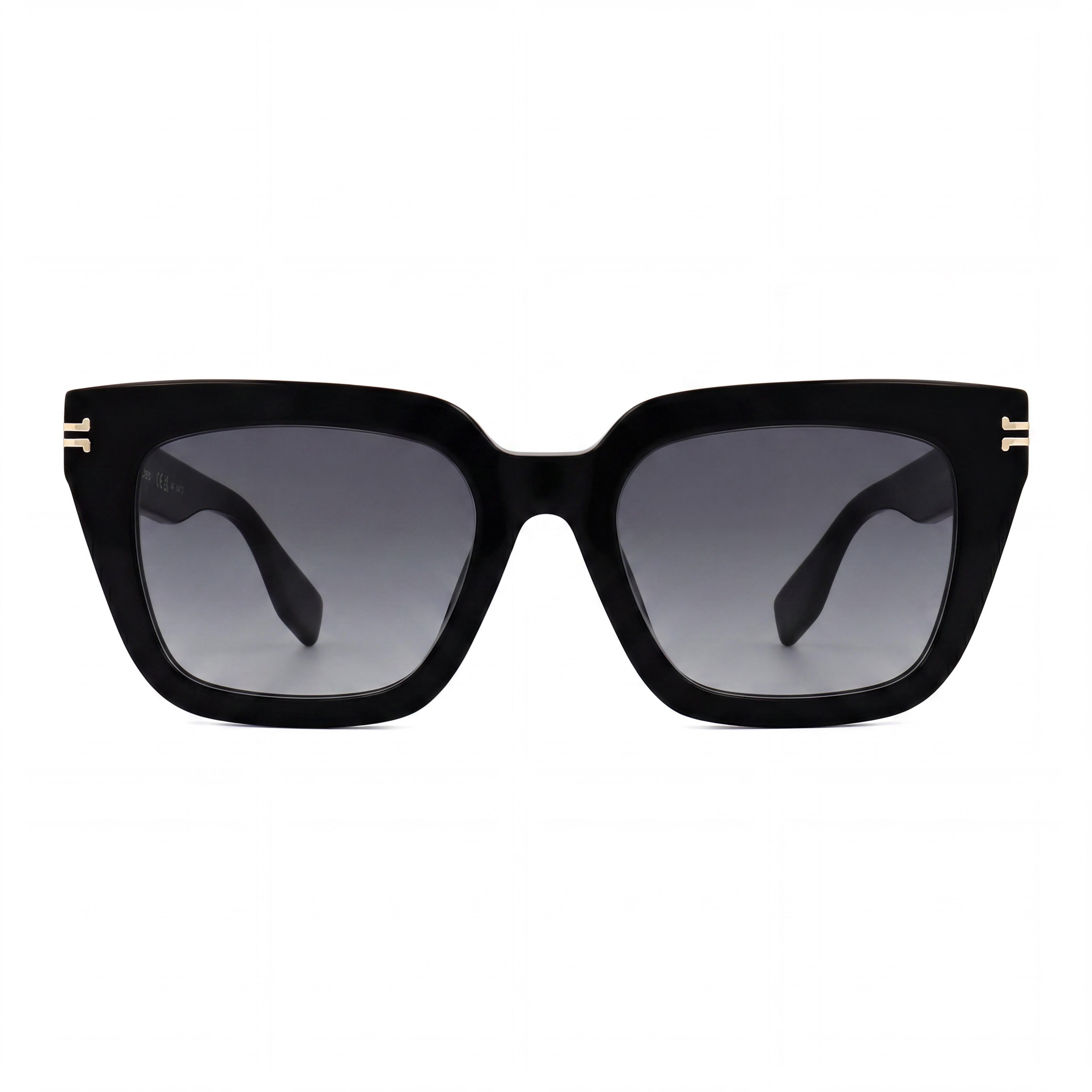 Marc Jacobs MJ 1083/S Black Rectangle Sunglasses for Women, 52mm, Photo 2