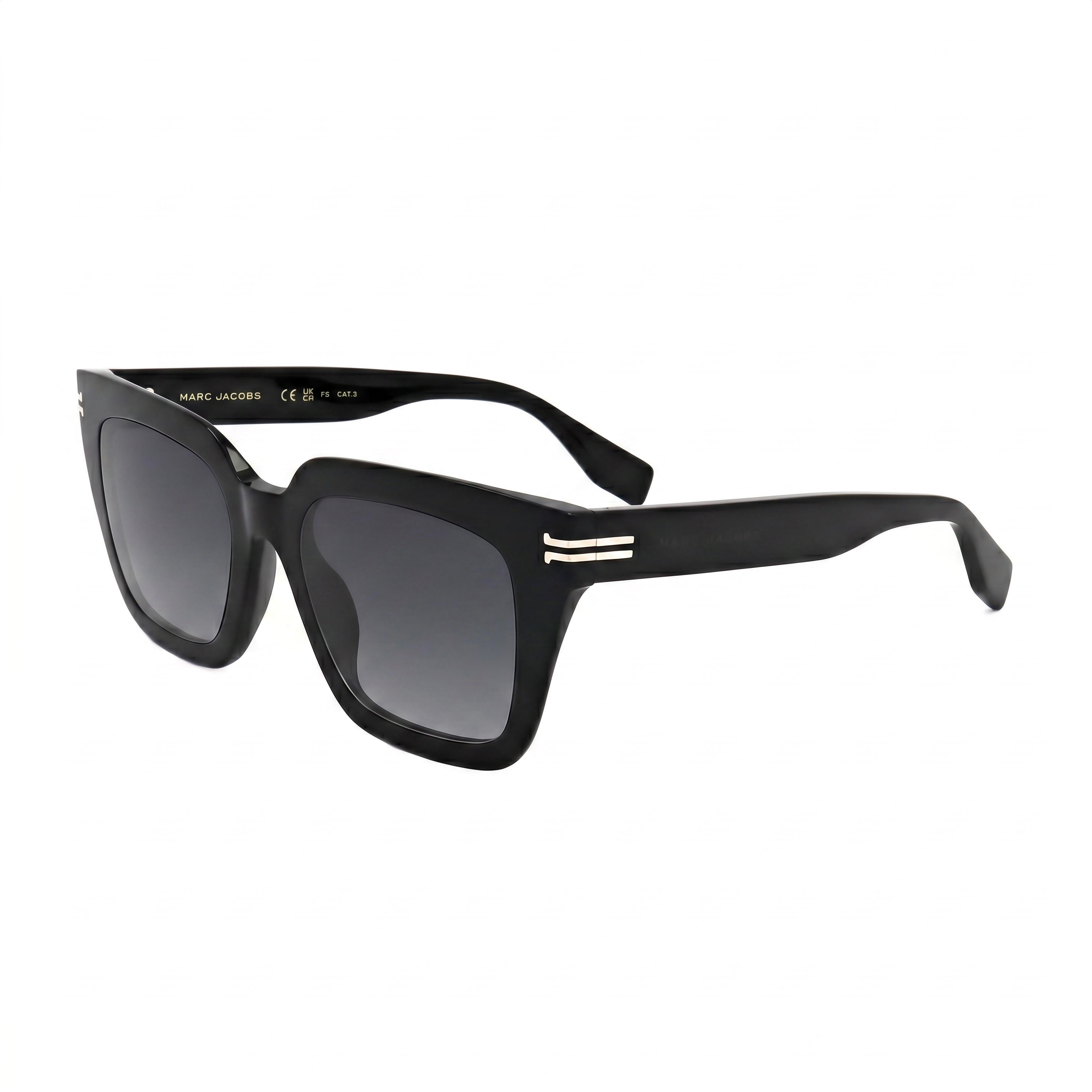 Marc Jacobs MJ 1083/S Black Rectangle Sunglasses for Women, 52mm, Photo 1