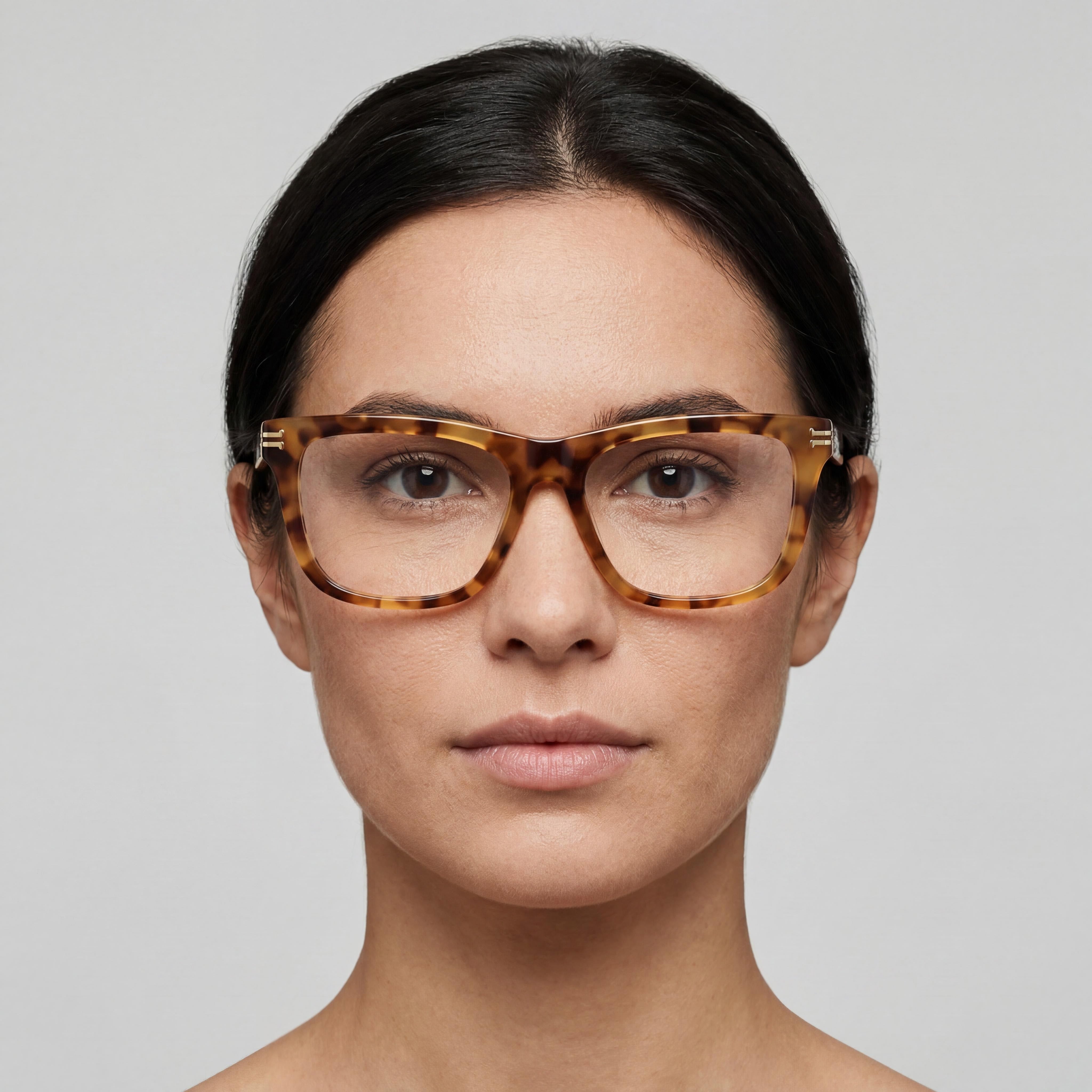 Marc Jacobs MJ 1084 Havana Yellow Rectangle Eyeglasses for Women, Photo 4