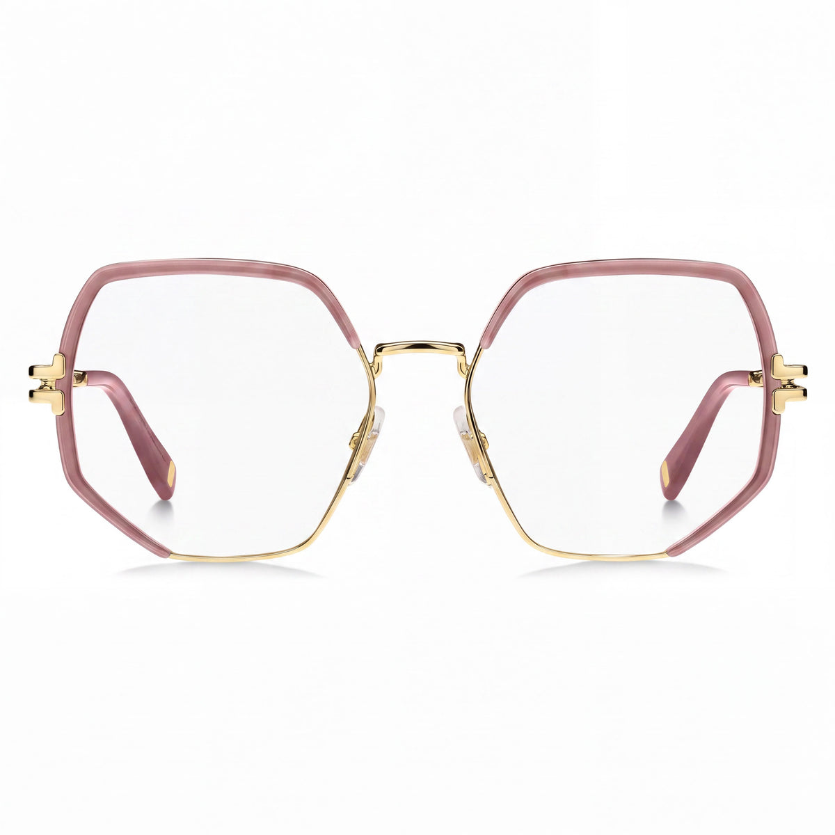Gafas de sol geométricas Marc Jacobs MJ 1092 doradas y rosas para mujer, 55 mm, Photo 2