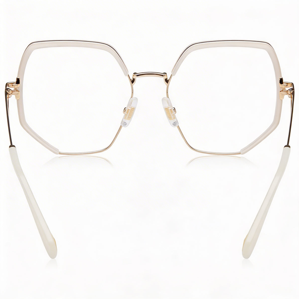 Marc Jacobs Mj 1092 Gold White Oval Eyeglasses for Women, Metal 55mm, Photo 3