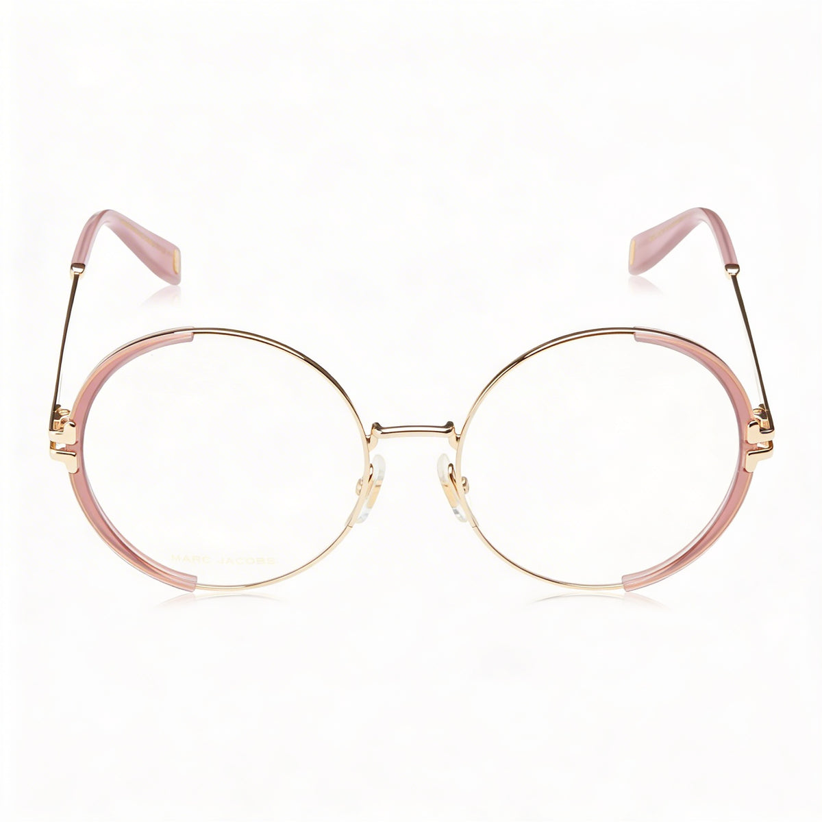 Marc Jacobs Mj 1093 Gold Pink Round Eyeglasses for Women, Metal 55mm, Photo 2