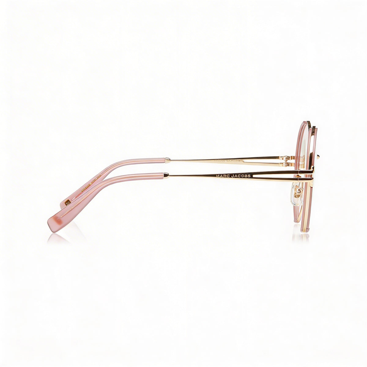 Marc Jacobs Mj 1093 Gold Pink Round Eyeglasses for Women, Metal 55mm, Photo 3
