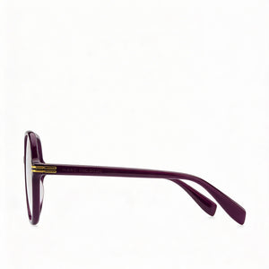 Marc Jacobs Mj 1098 Rectangle Eyeglasses Women — side view, Violet Plastic temples