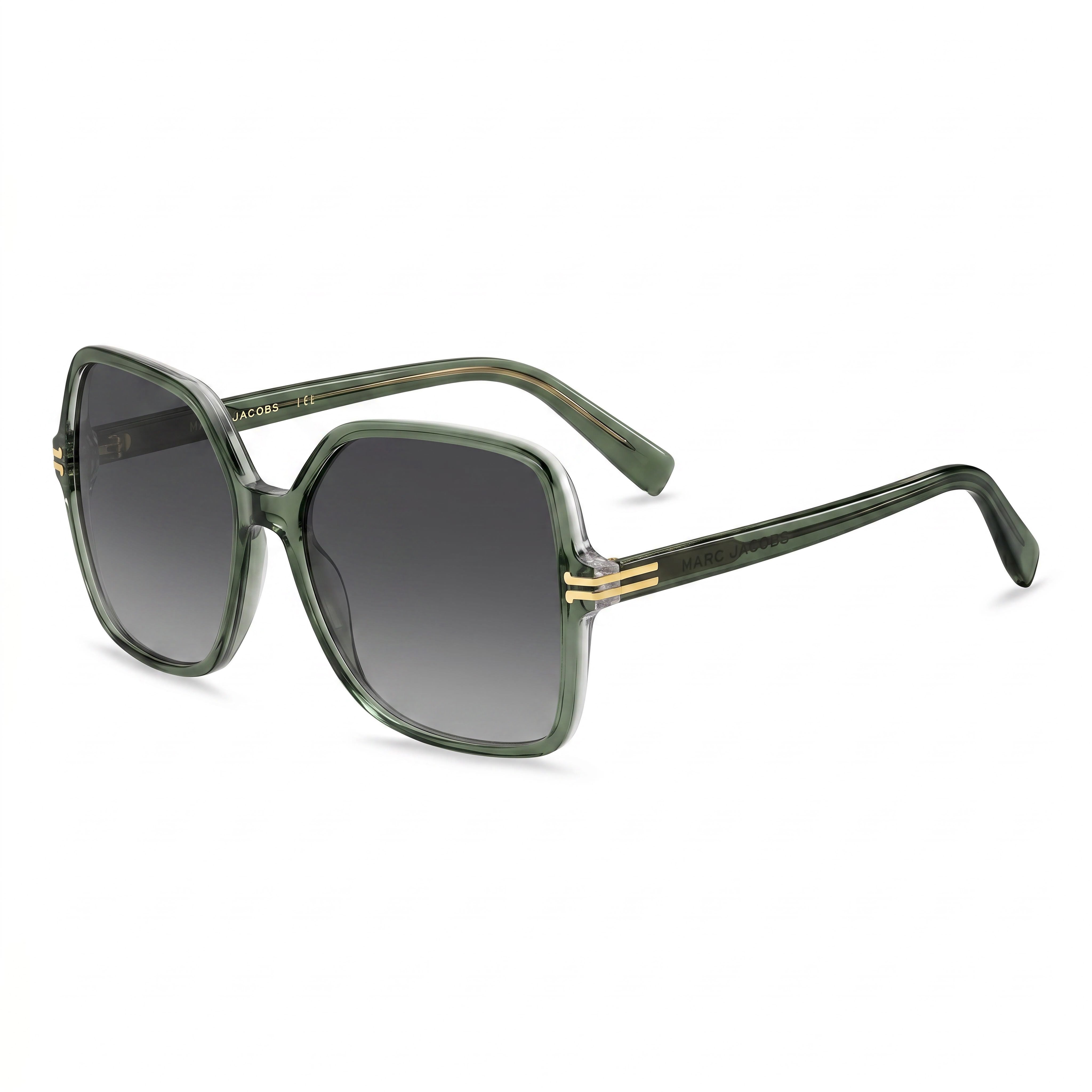 Marc Jacobs MJ 1105/S Green Square Sunglasses for Women, 57mm, Photo 1
