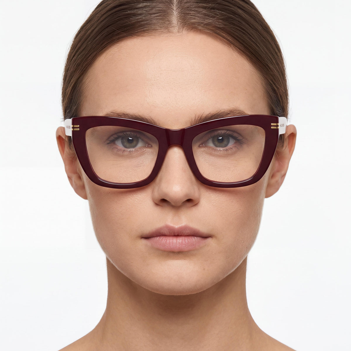 Gafas graduadas rectangulares Marc Jacobs Mj 1114 color burdeos para mujer, 51 mm, Photo 4