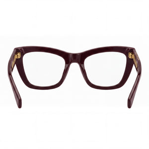 Marc Jacobs Mj 1114 Rectangular Eyeglasses Women — side view, Red Plastic temples