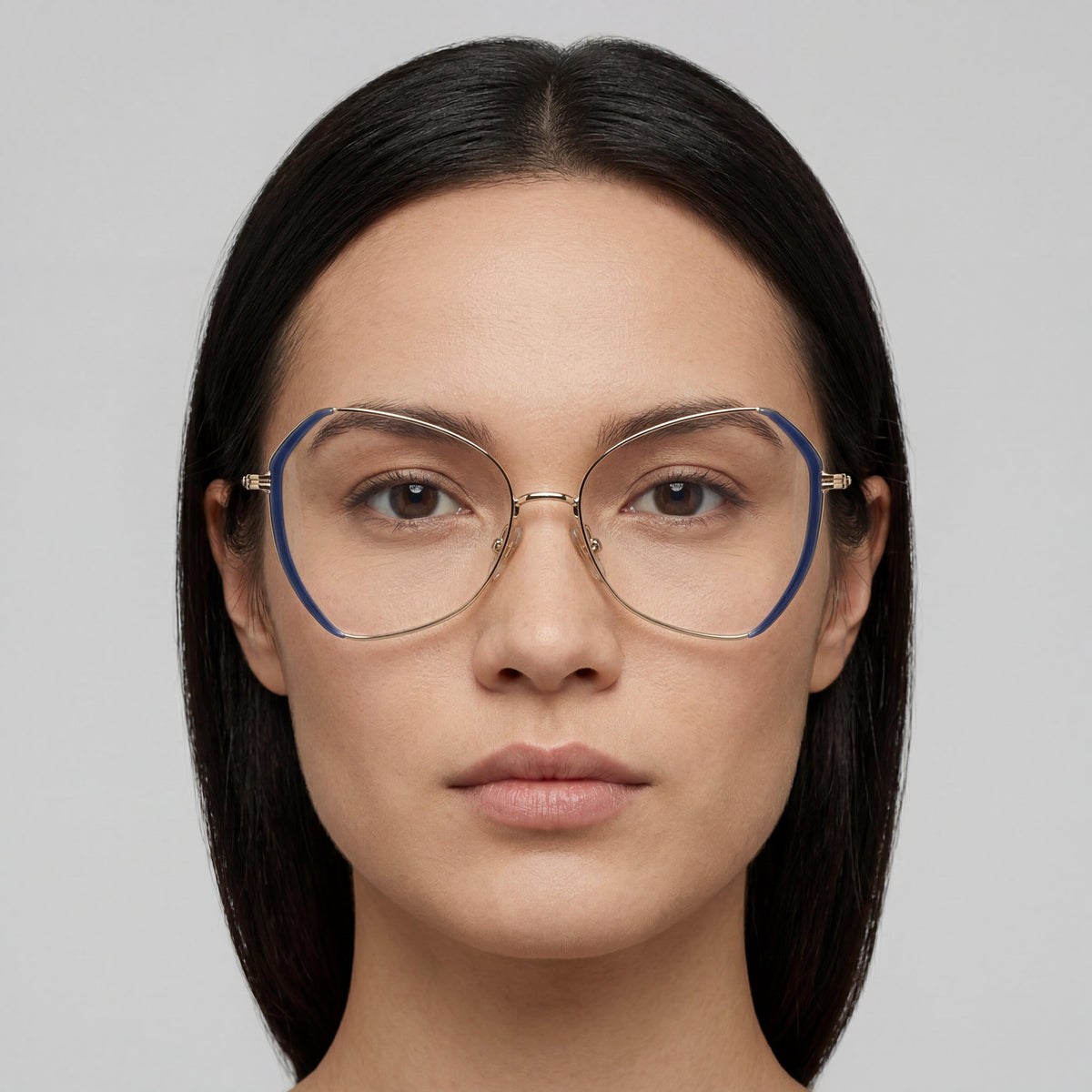 Marc Jacobs MJ1081 Gold Blue Butterfly Eyeglasses for Women, 55mm, Photo 4