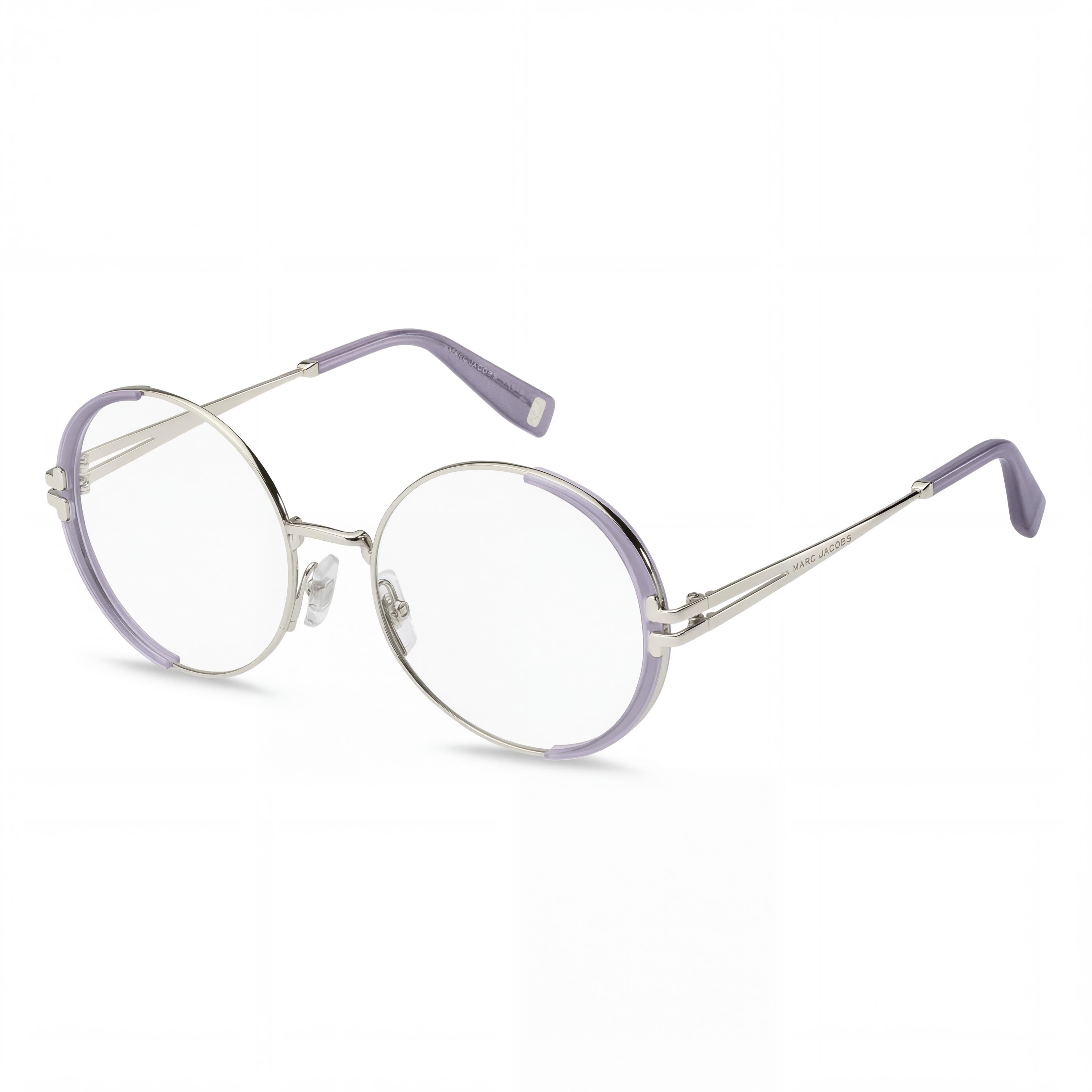 Marc Jacobs MJ1093 Silver Round Eyeglasses for Women, Metal 55mm, Photo 1