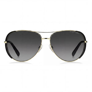Marc Jacobs Modern Aviator Sunglasses for Women — front view, Metal frame